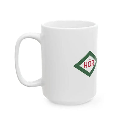 Border Guard volunteer pennant Hungarian Peoples Republic (Hungary) White Coffee Mug - Go Mug Yourself