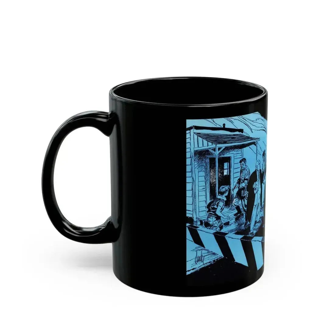 Border Incident, Bluebook Magazine, July 1954 - Black Coffee Mug - Go Mug Yourself