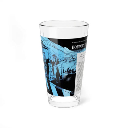 Border Incident, Bluebook Magazine, July 1954 (Magazine Illustration) Pint Glass 16oz-16oz-Go Mug Yourself