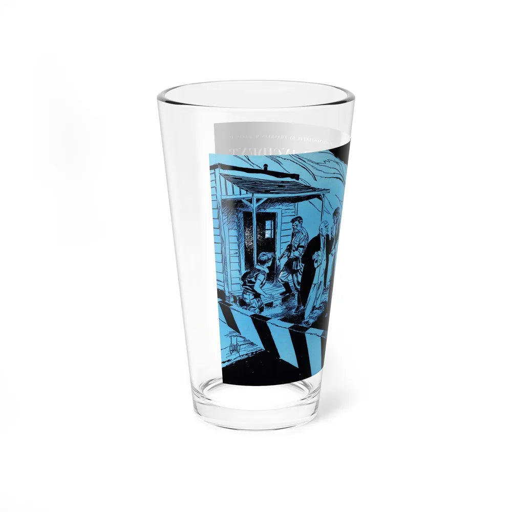 Border Incident, Bluebook Magazine, July 1954 (Magazine Illustration) Pint Glass 16oz-Go Mug Yourself