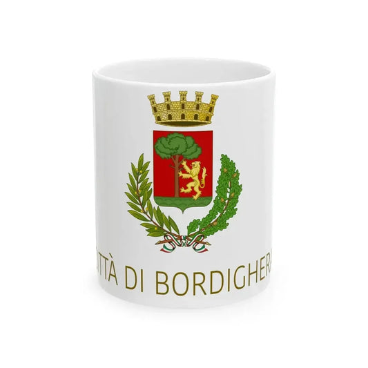 Bordighera-Bandiera (Italy) White Coffee Mug 11oz - Go Mug Yourself
