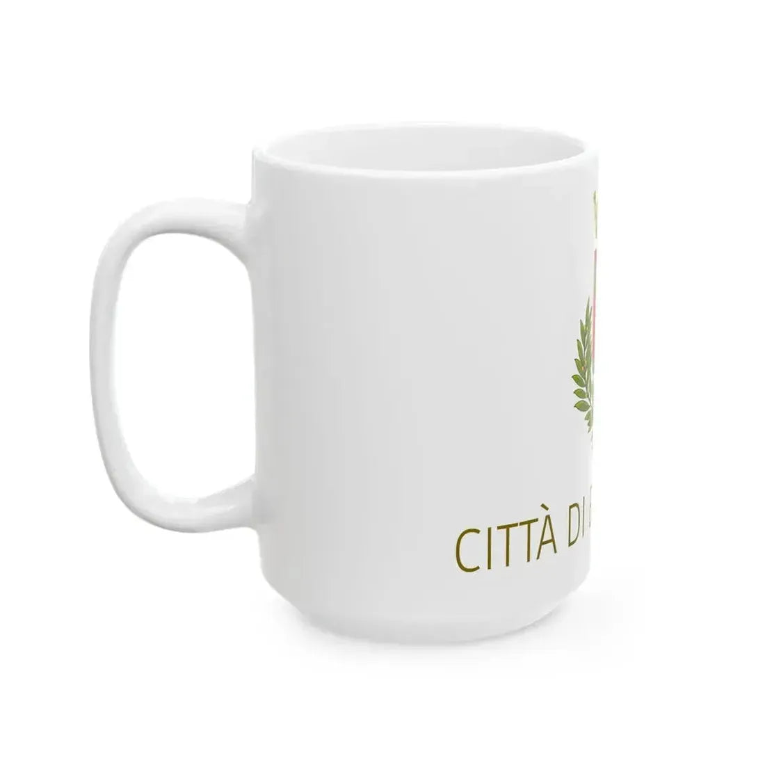 Bordighera-Bandiera (Italy) White Coffee Mug - Go Mug Yourself