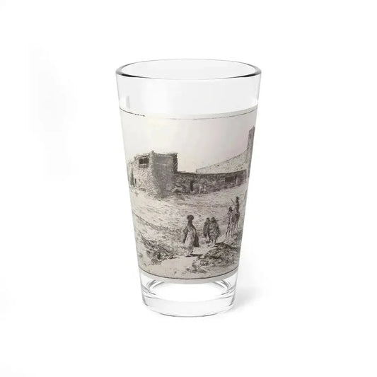 Borein-Church at Acoma (Native Americans in Art) Pint Glass 16oz 16oz - Go Mug Yourself