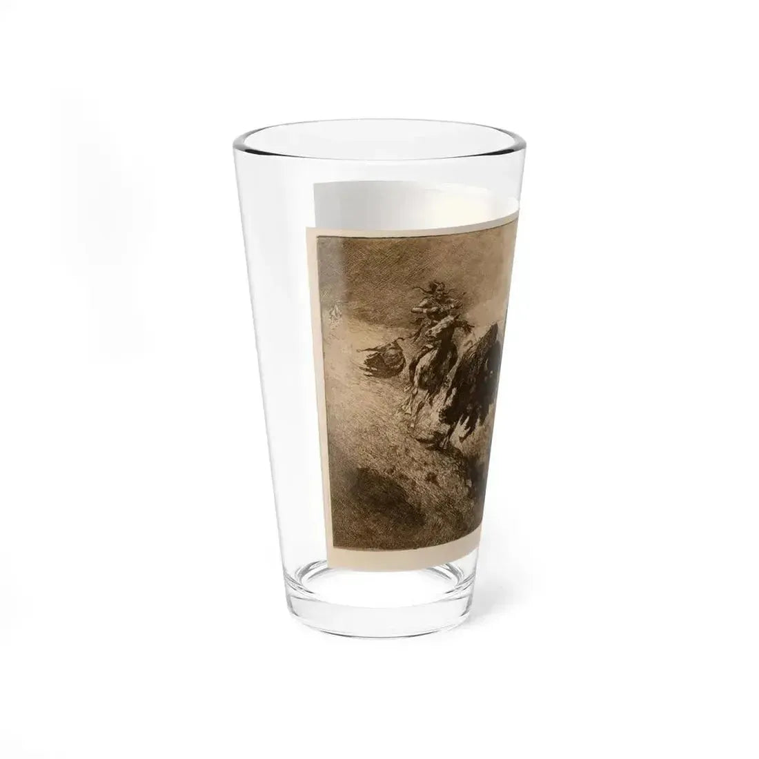 Borein-Robes And Meat (Native Americans in Art) Pint Glass 16oz - Go Mug Yourself