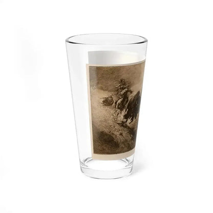 Borein-Robes And Meat (Native Americans in Art) Pint Glass 16oz - Go Mug Yourself