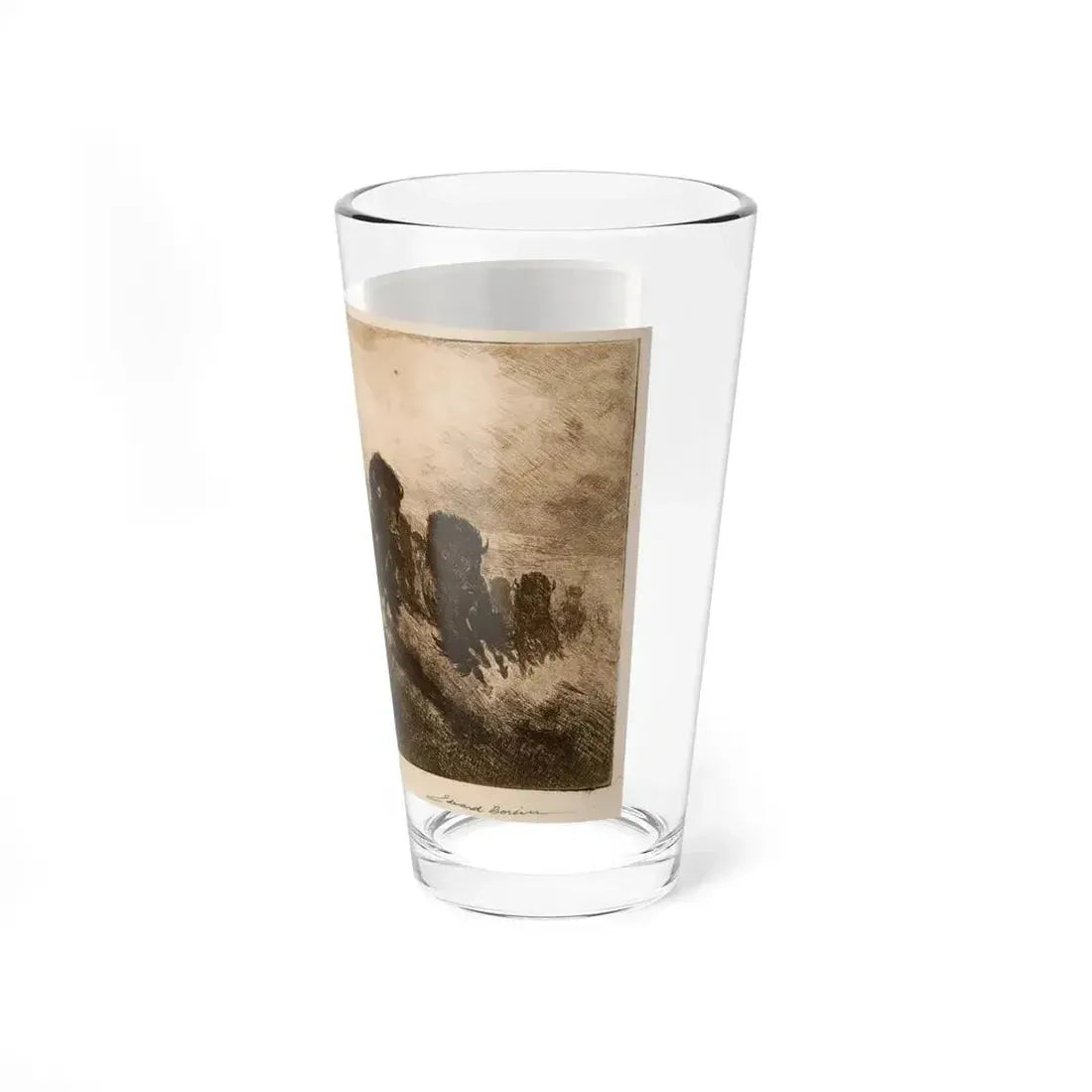 Borein-Robes And Meat (Native Americans in Art) Pint Glass 16oz - Go Mug Yourself