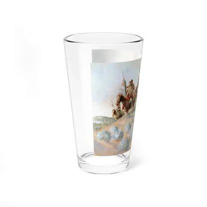 Borein-Sioux War Party (Native Americans in Art) Pint Glass 16oz - Go Mug Yourself