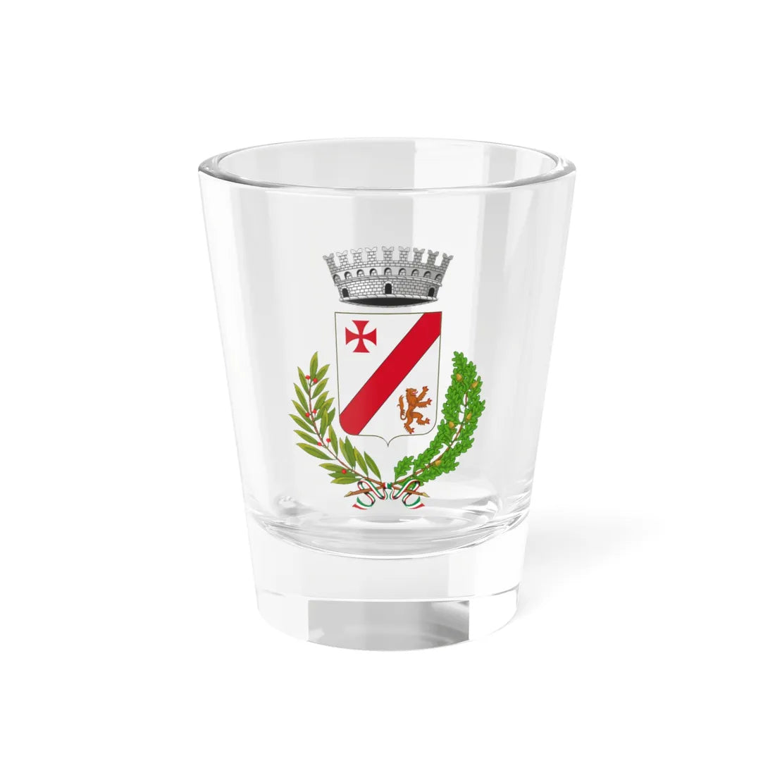 Boretto-Stemma (Italy) (Coat of Arms) Shot Glass 1.5oz 1.5oz - Go Mug Yourself