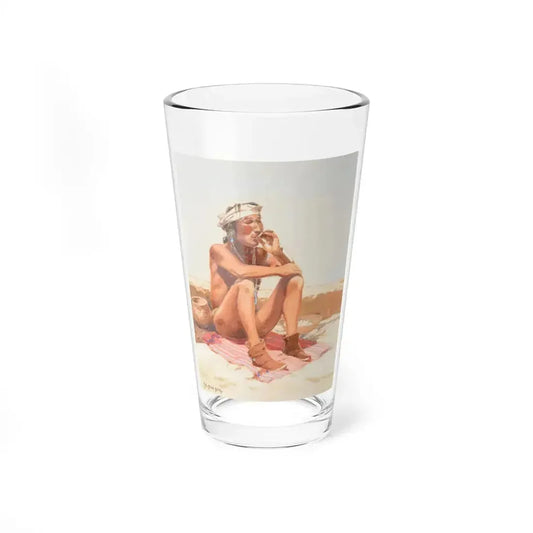 Borg - Navajo Man (Native Americans in Art) Pint Glass 16oz 16oz - Go Mug Yourself
