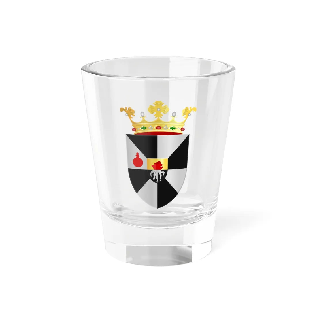 Borger wapen (Netherlands) (Coat of Arms) Shot Glass 1.5oz 1.5oz - Go Mug Yourself