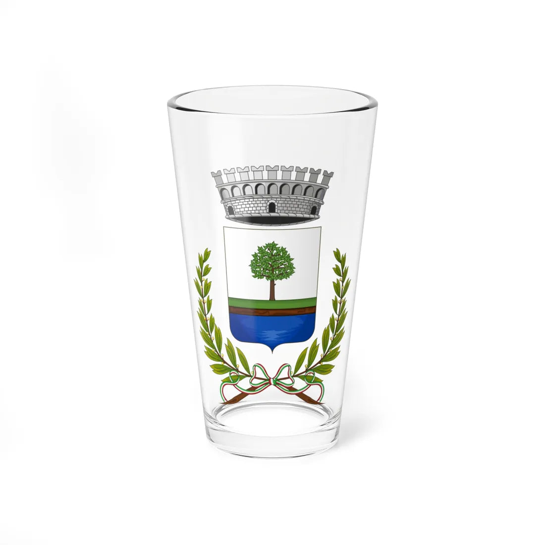 Borghetto di Vara-Stemma (Italy) (Coat of Arms) Pint Glass 16oz 16oz - Go Mug Yourself