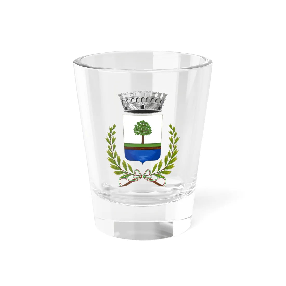 Borghetto di Vara-Stemma (Italy) (Coat of Arms) Shot Glass 1.5oz 1.5oz - Go Mug Yourself