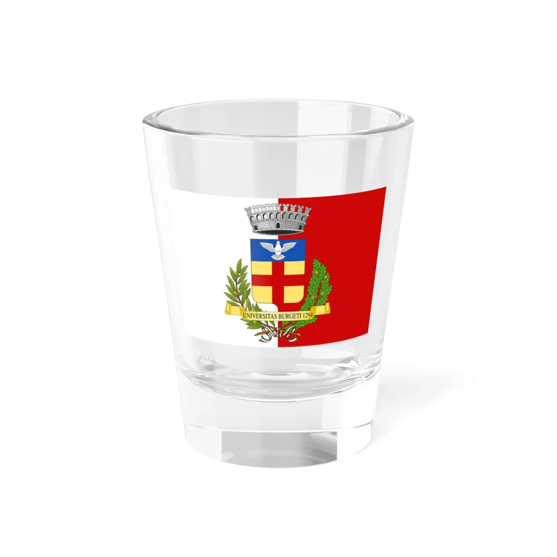 Borghetto Santo Spirito-Bandiera (Italy) Shot Glass 1.5oz 1.5oz - Go Mug Yourself