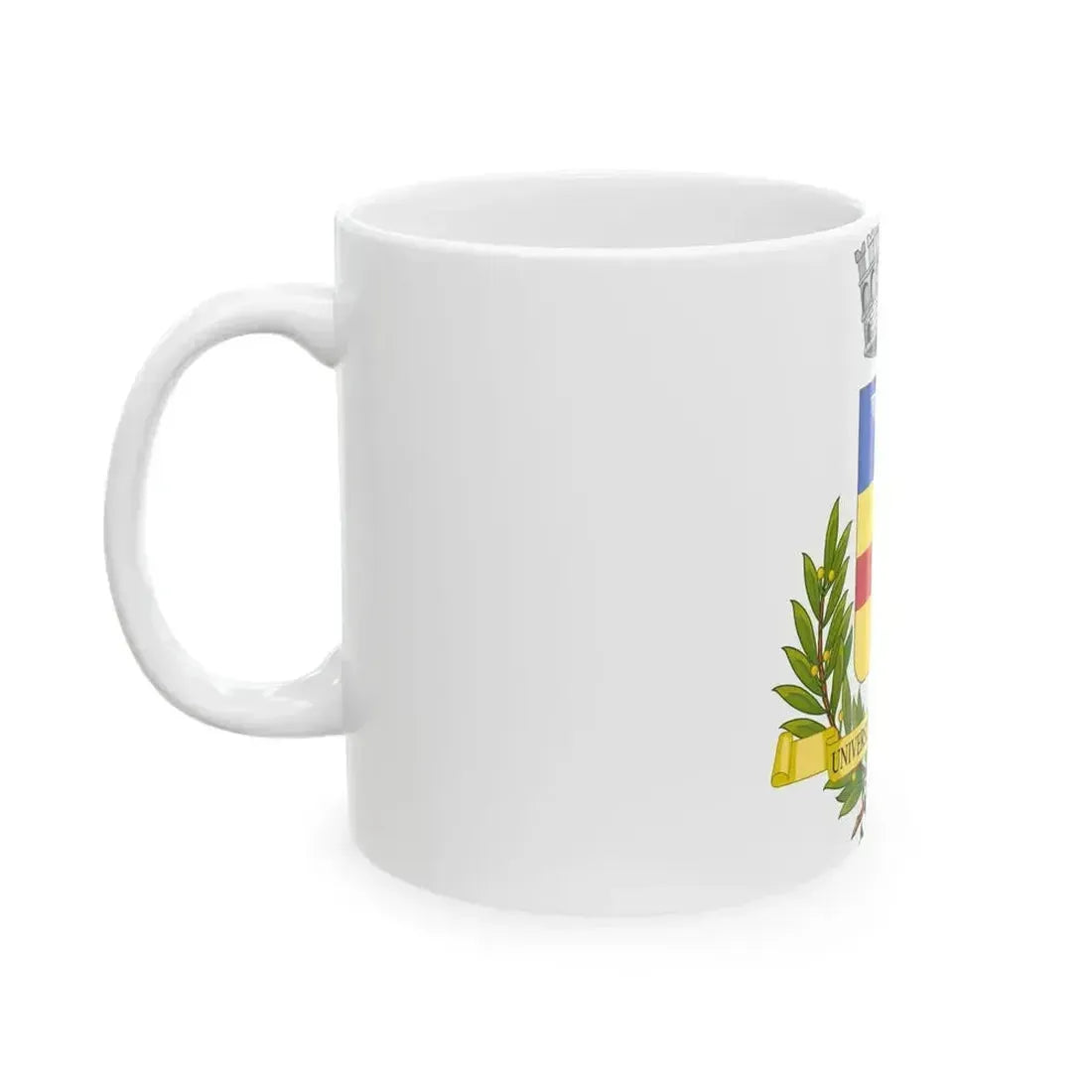 Borghetto Santo Spirito-Bandiera (Italy) White Coffee Mug - Go Mug Yourself