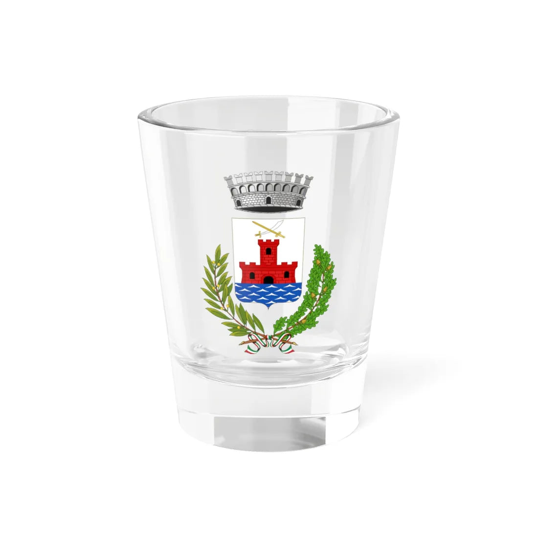 Borghetto Santo Spirito-Stemma 1968-2000 (Italy) (Coat of Arms) Shot Glass 1.5oz 1.5oz - Go Mug Yourself