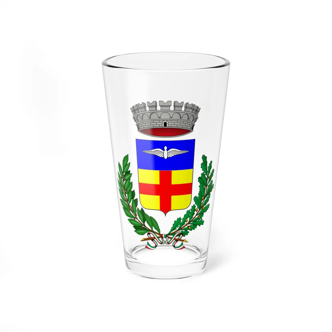 Borghetto Santo Spirito-Stemma (Italy) (Coat of Arms) Pint Glass 16oz 16oz - Go Mug Yourself