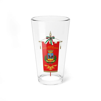 Borgo San Dalmazzo-Gonfalone (Italy) Pint Glass 16oz 16oz - Go Mug Yourself
