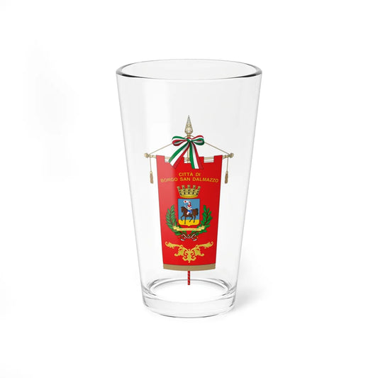 Borgo San Dalmazzo-Gonfalone (Italy) Pint Glass 16oz 16oz - Go Mug Yourself