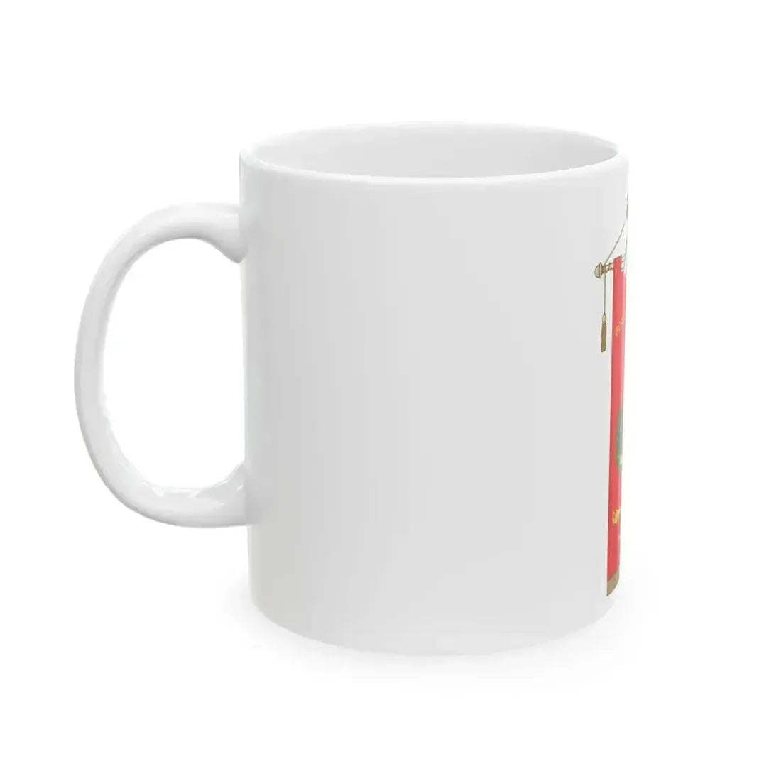 Borgo San Dalmazzo-Gonfalone (Italy) White Coffee Mug - Go Mug Yourself