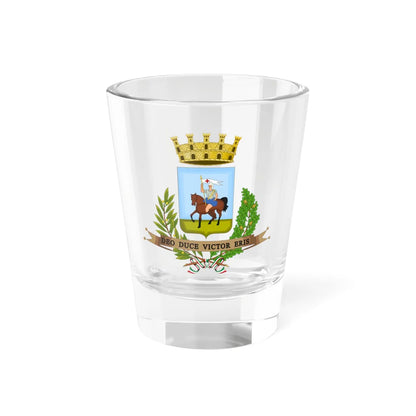 Borgo San Dalmazzo-Stemma versione di ashoppio (Italy) (Coat of Arms) Shot Glass 1.5oz 1.5oz - Go Mug Yourself