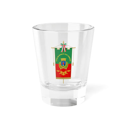 Borgo San Lorenzo-Gonfalone (Italy) Shot Glass 1.5oz 1.5oz - Go Mug Yourself