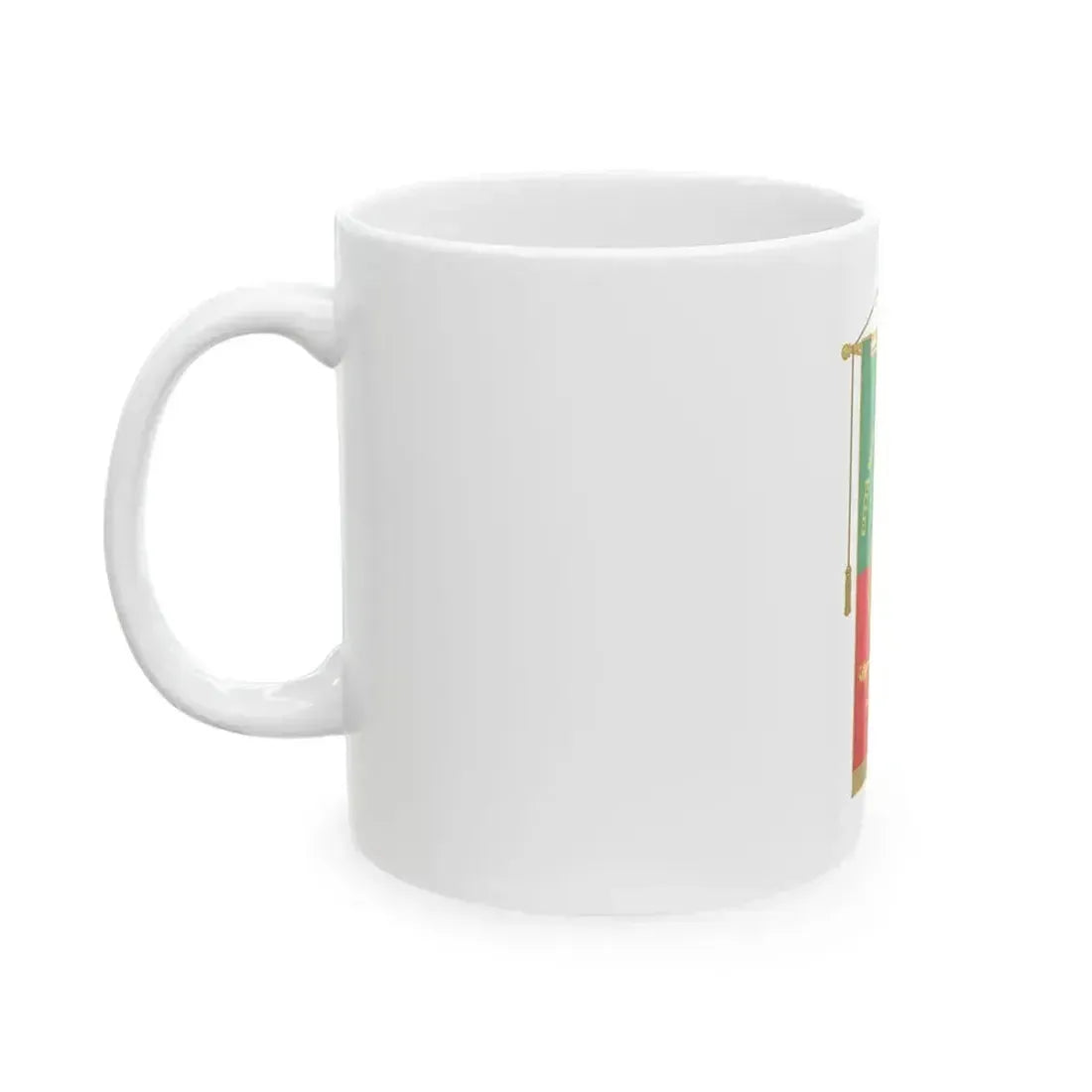 Borgo San Lorenzo-Gonfalone (Italy) White Coffee Mug - Go Mug Yourself
