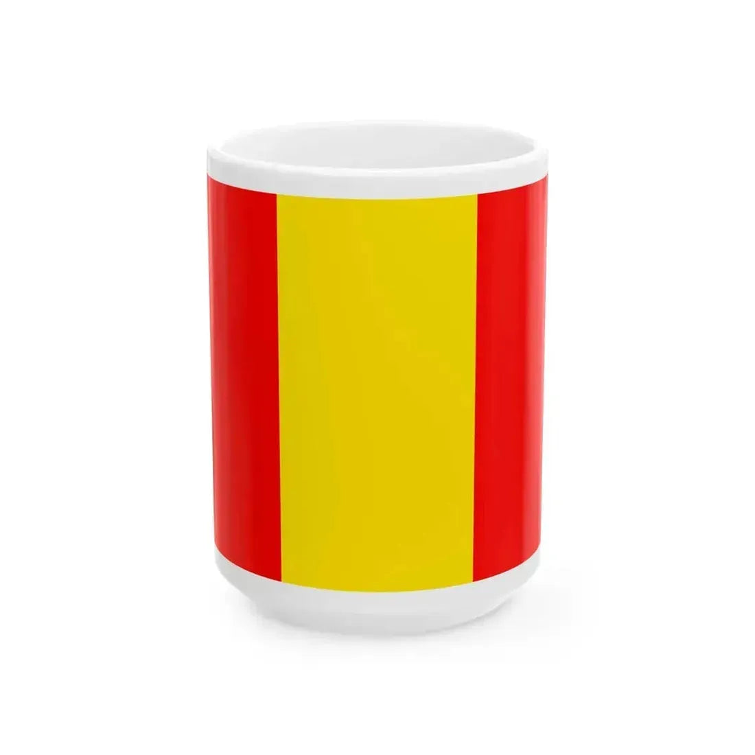 Borgo-Valsugana-Bandiera (Italy) White Coffee Mug 15oz - Go Mug Yourself