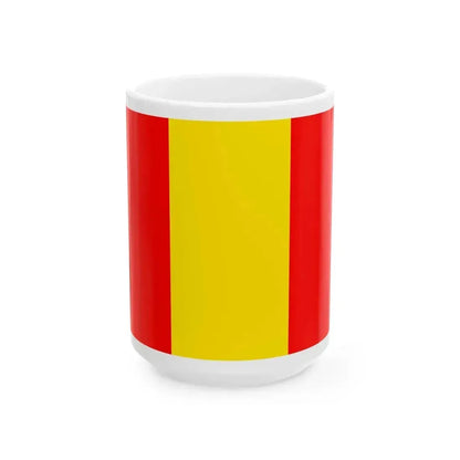 Borgo-Valsugana-Bandiera (Italy) White Coffee Mug 15oz - Go Mug Yourself