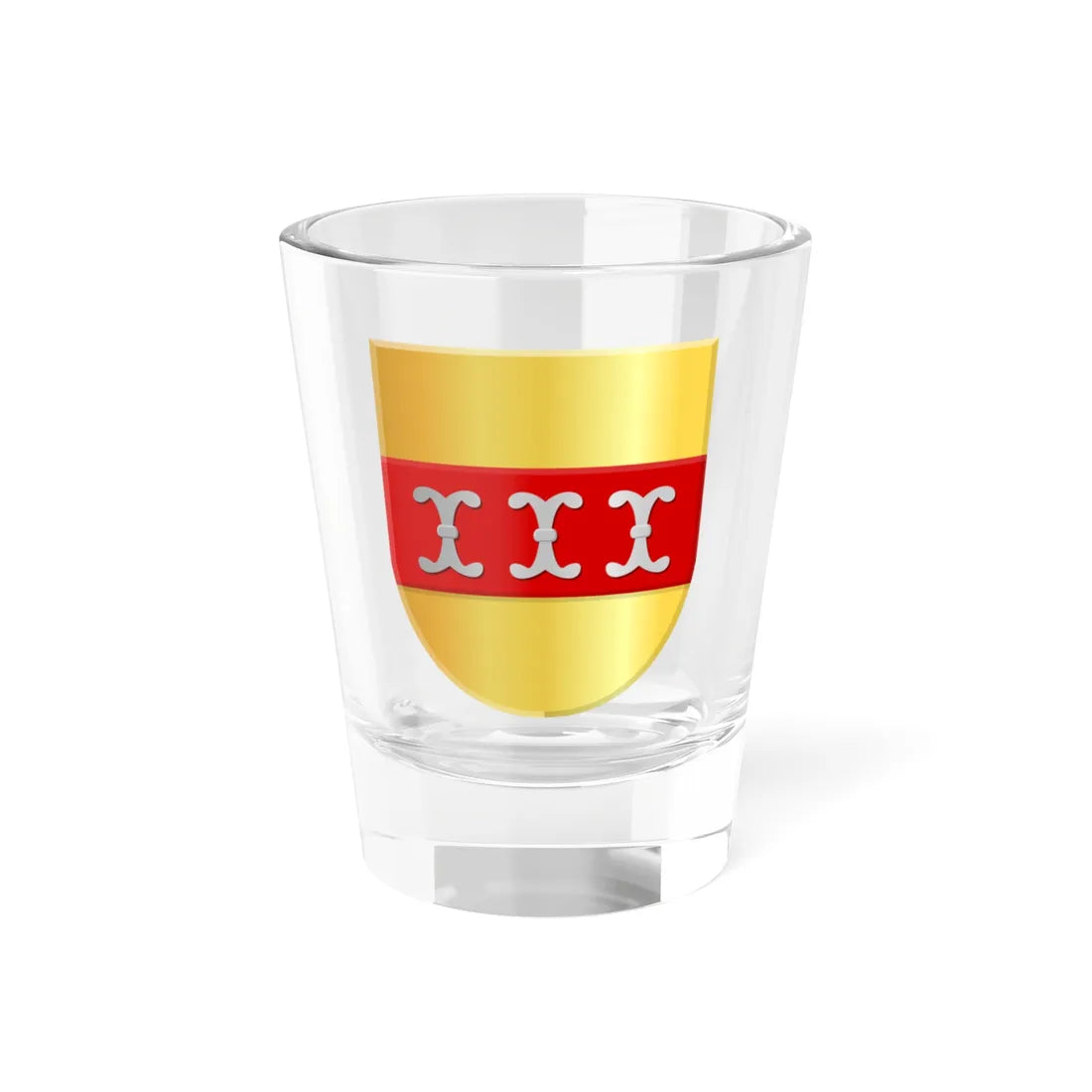 Borken kreiswapen (Germany) (Coat of Arms) Shot Glass 1.5oz 1.5oz - Go Mug Yourself