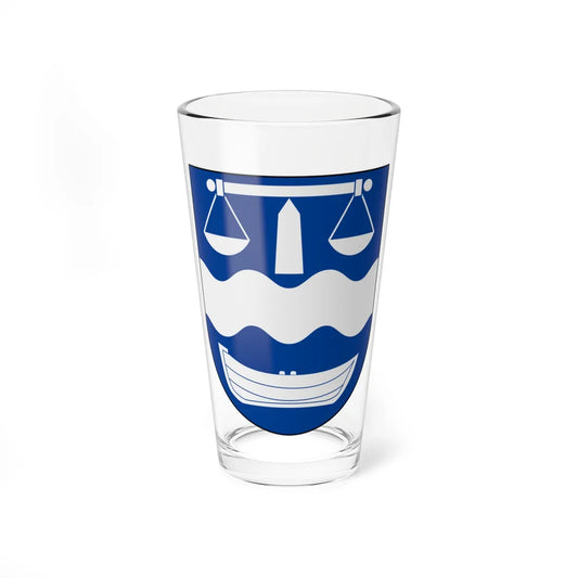 Borlänge köping vapen (Sweden) (Coat of Arms) Pint Glass 16oz 16oz - Go Mug Yourself