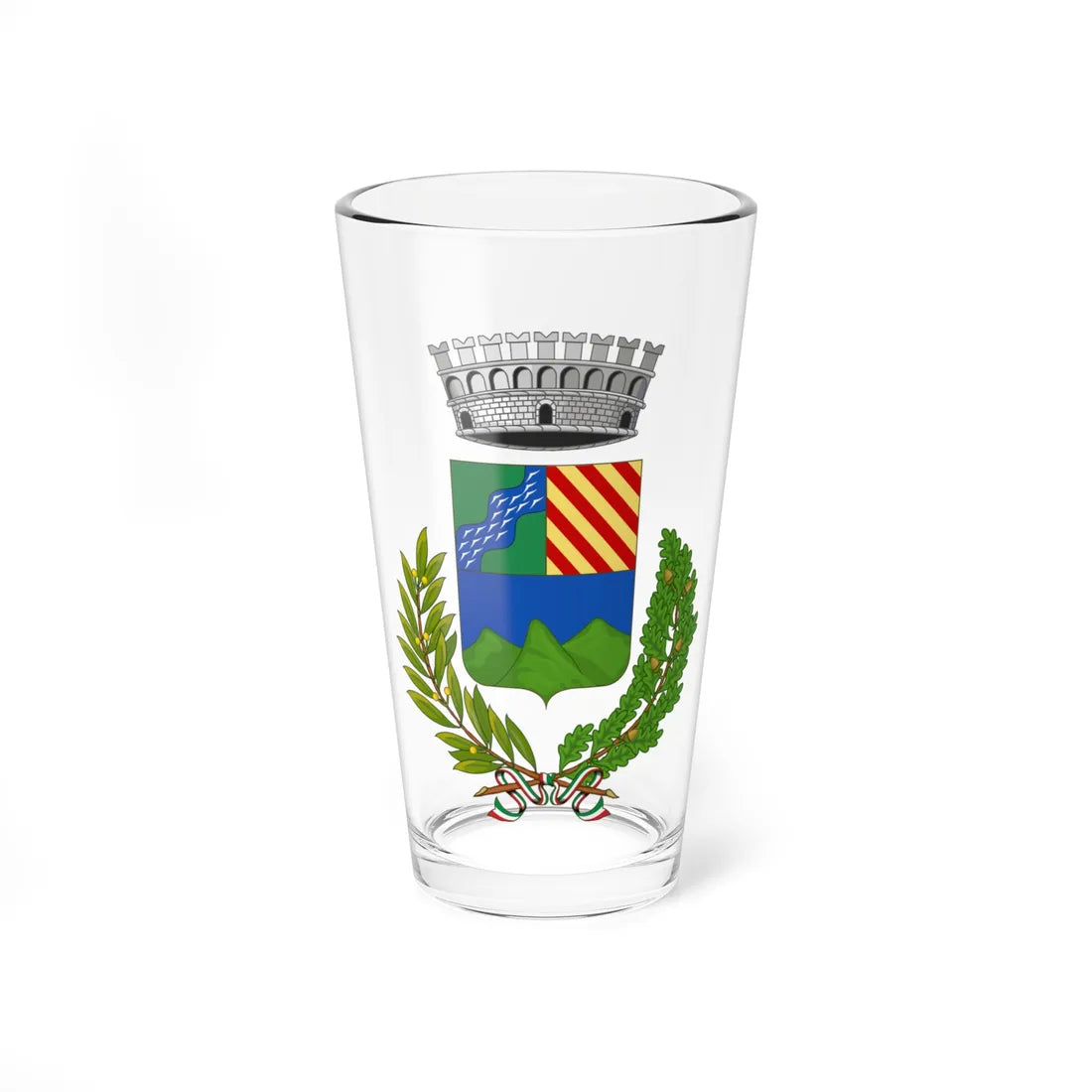 Bormida-Stemma (Italy) (Coat of Arms) Pint Glass 16oz 16oz - Go Mug Yourself