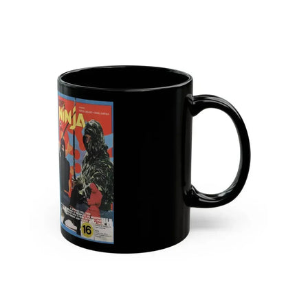 BORN A NINJA (VHS COVER) - Black Coffee Mug - Go Mug Yourself