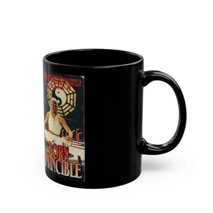 BORN INVINCIBLE (VHS COVER) - Black Coffee Mug - Go Mug Yourself