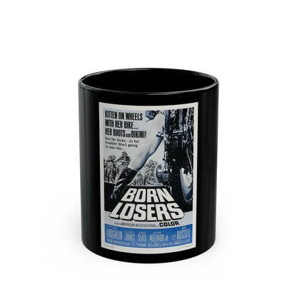 BORN LOSERS 1967 Movie Poster - Black Coffee Mug-11oz-Go Mug Yourself