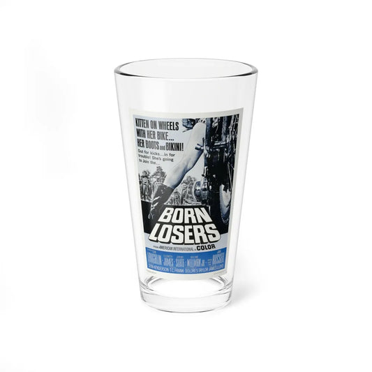 BORN LOSERS 1967 Movie Poster - Pint Glass 16oz-16oz-Go Mug Yourself