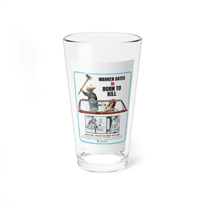 BORN TO KILL 1974 Movie Poster - Pint Glass 16oz-16oz-Go Mug Yourself