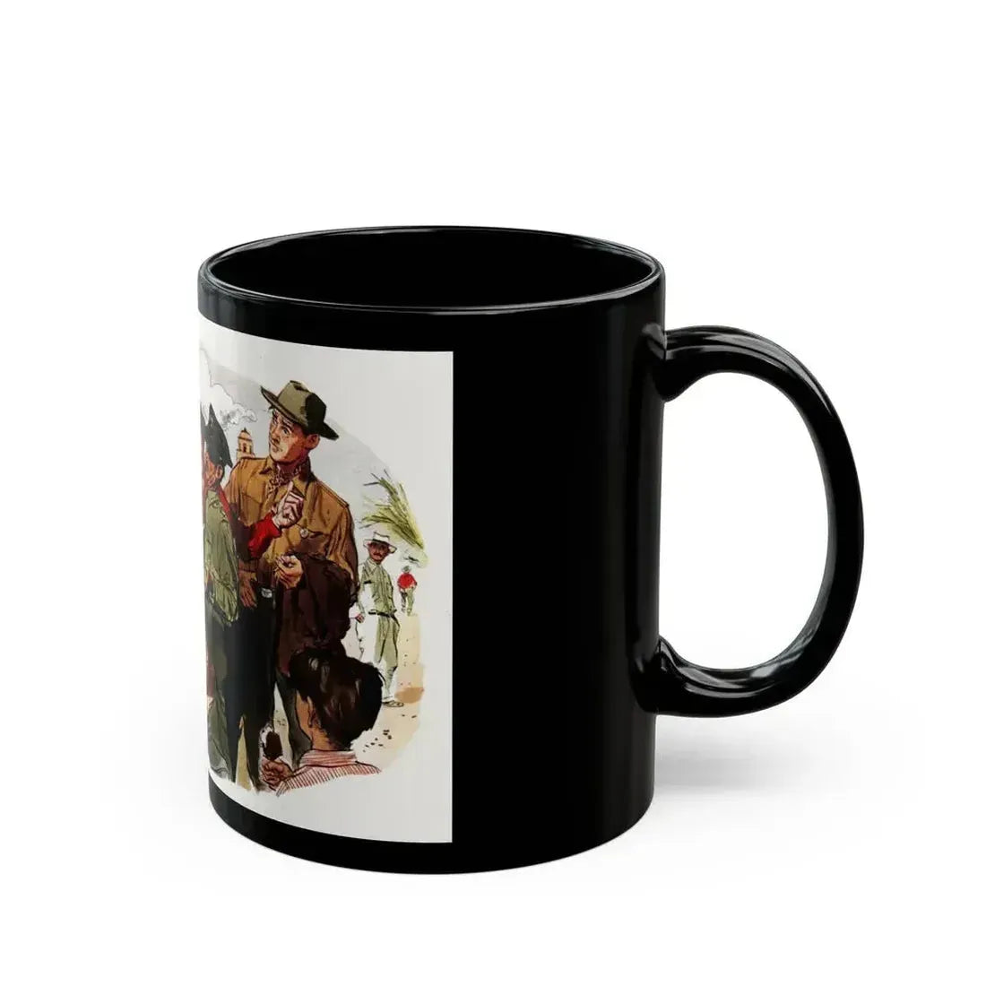 Born to Pick Cotton, Collier's, September 27, 1952 - Black Coffee Mug - Go Mug Yourself