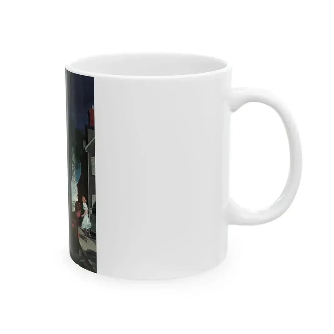 Born Yankee, Collier's, March 12, 1949 - White Coffee Mug - Go Mug Yourself