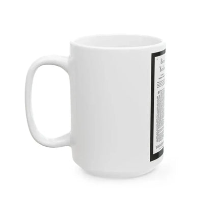 Born Yankee, Collier's, March 12, 1949 - White Coffee Mug - Go Mug Yourself
