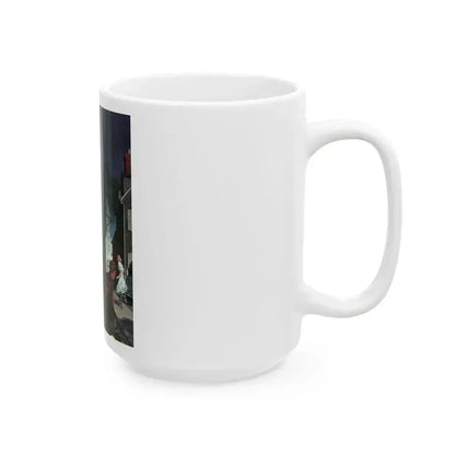 Born Yankee, Collier's, March 12, 1949 - White Coffee Mug - Go Mug Yourself
