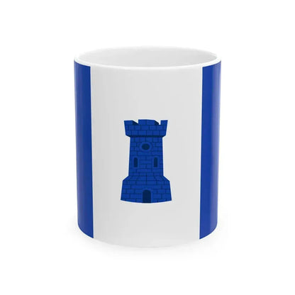 Bornem vlag (Belgium) White Coffee Mug 11oz - Go Mug Yourself