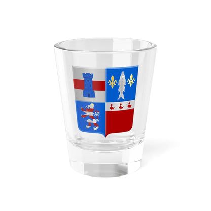 Bornem wapen (Belgium) (Coat of Arms) Shot Glass 1.5oz 1.5oz - Go Mug Yourself