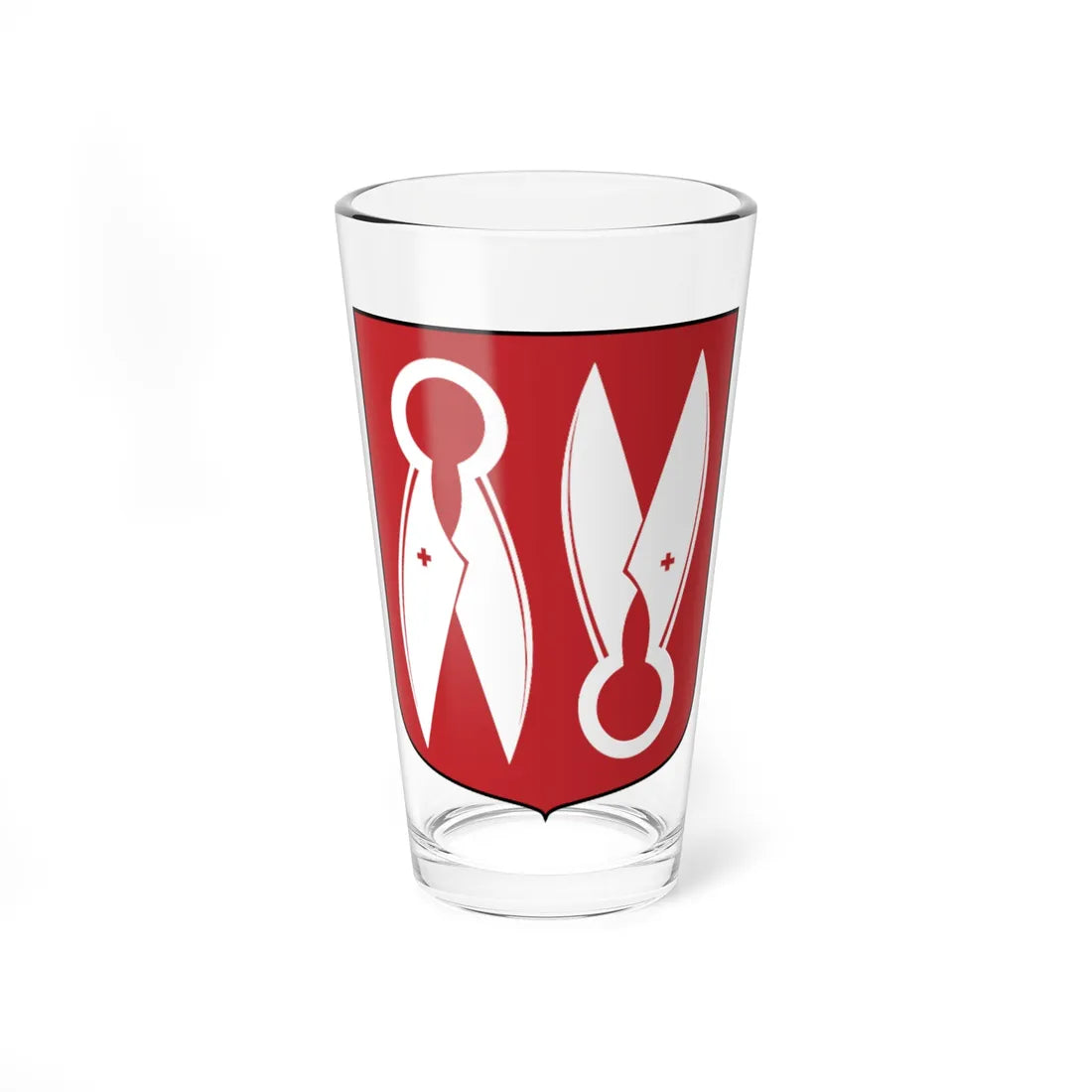 Borås kommunvapen - Riksarkivet Sverige-vector (Sweden) (Coat of Arms) Pint Glass 16oz - Go Mug Yourself