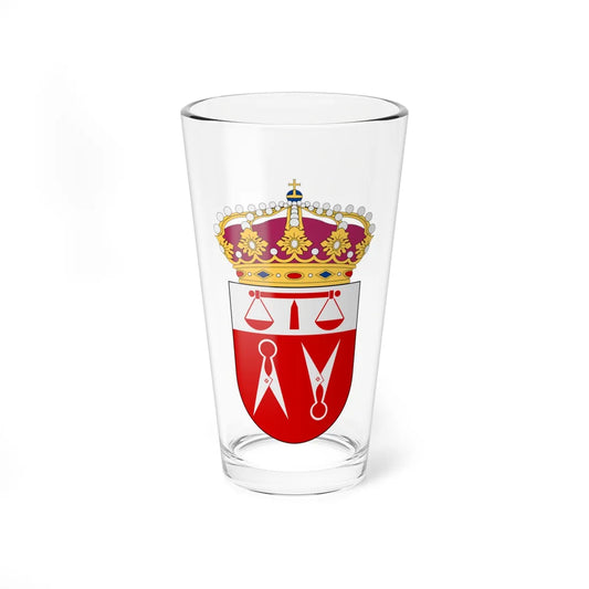 Borås tingsrätt vapen (Sweden) (Coat of Arms) Pint Glass 16oz 16oz - Go Mug Yourself