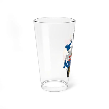 Borsod-Abaúj-Zemplén departemento blazono (Hungary) (Coat of Arms) Pint Glass 16oz - Go Mug Yourself