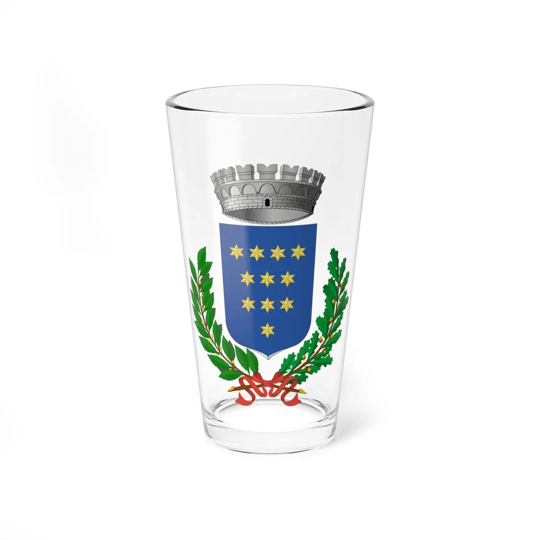 Bosnasco-Stemma (Italy) (Coat of Arms) Pint Glass 16oz 16oz - Go Mug Yourself
