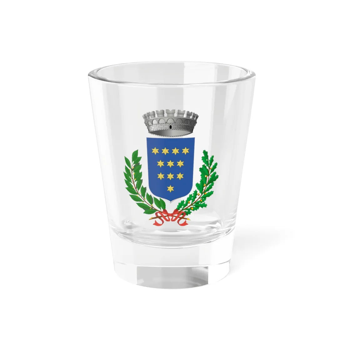 Bosnasco-Stemma (Italy) (Coat of Arms) Shot Glass 1.5oz 1.5oz - Go Mug Yourself