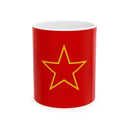 Bosnian-Herzegovinian Partisans flag (Bosnia and Herzegovina) White Coffee Mug 11oz - Go Mug Yourself