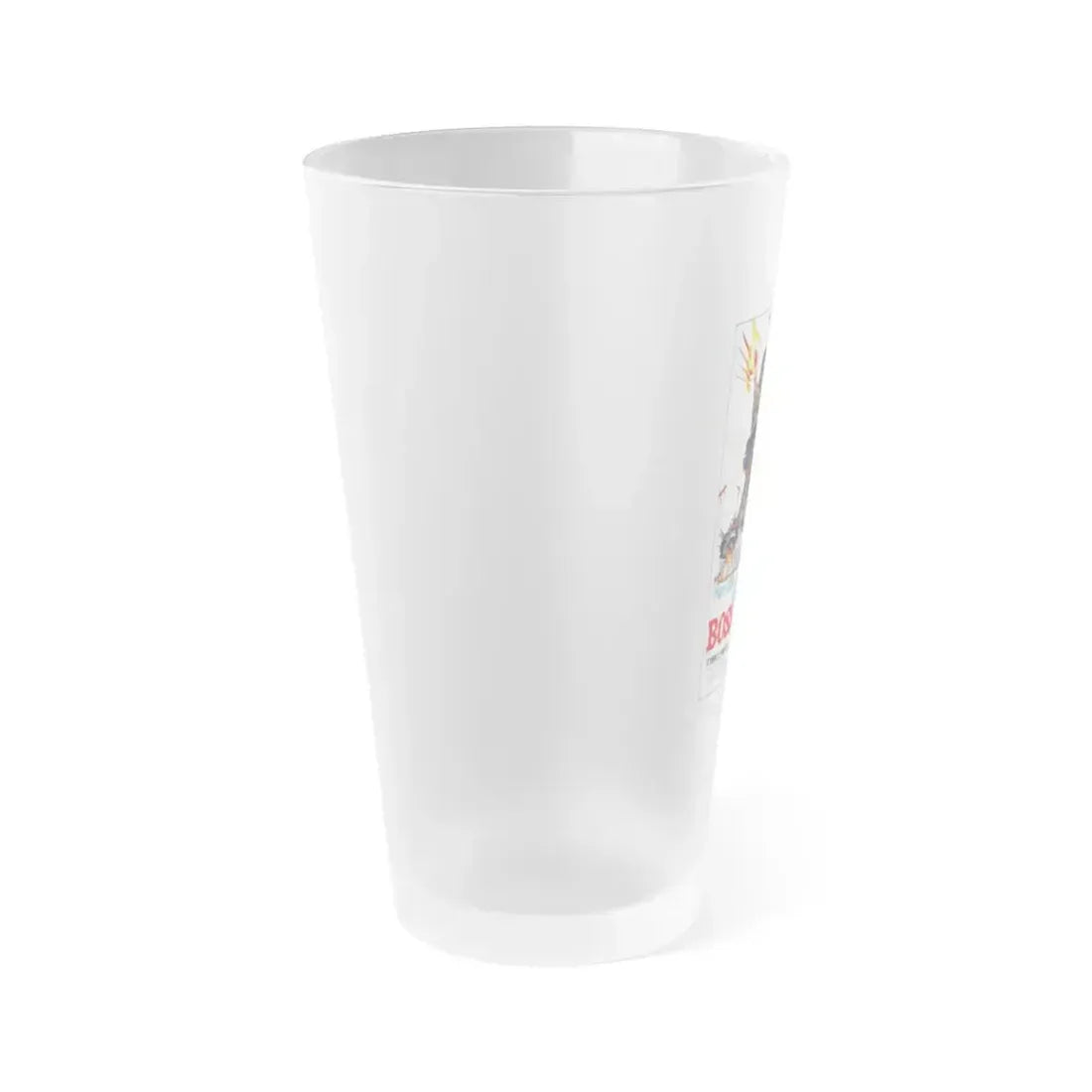 BOSS NIGGER 1974 Movie Poster - Frosted Pint Glass 16oz - Go Mug Yourself
