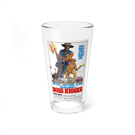 BOSS NIGGER 1974 Movie Poster - Pint Glass 16oz-16oz-Go Mug Yourself